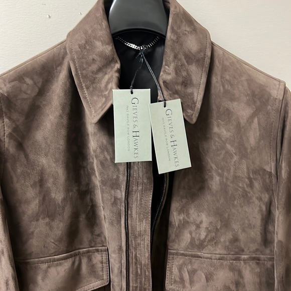 Brown suede jacket
